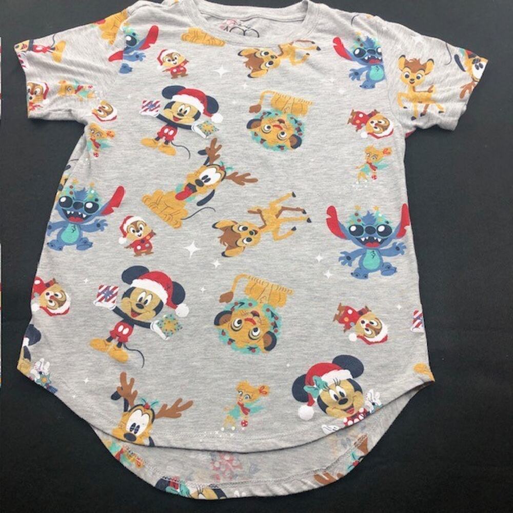 DISNEY 100 - Christmas - Short Sleeved Shirt - Kids - Size small 3-5